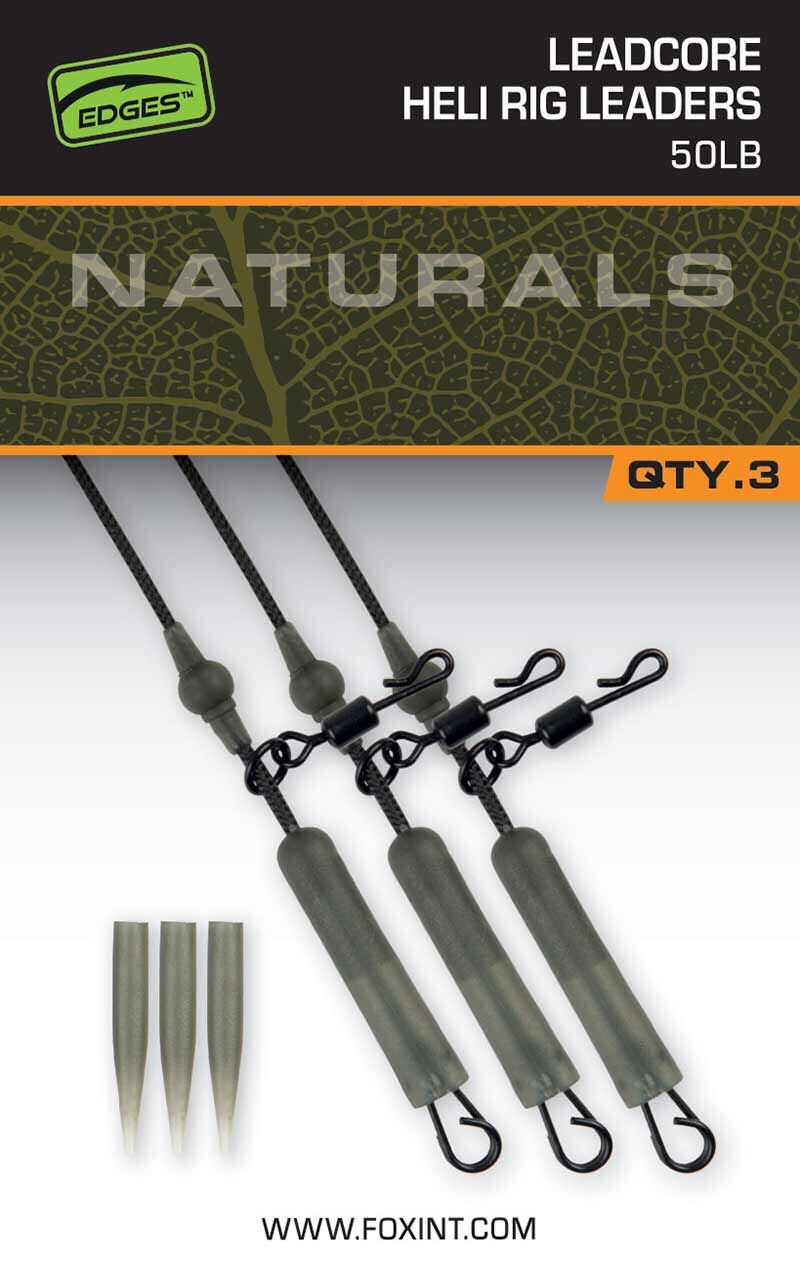FOX ZESTAW LEADCORE HELI RIG NATURAL