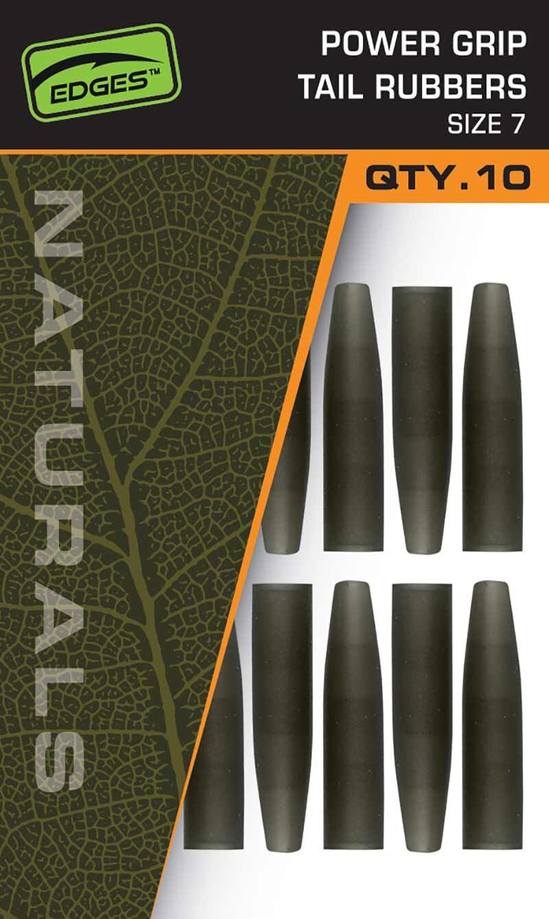 FOX POWER GRIP TAIL RUBBERS NATURAL SIZE 7