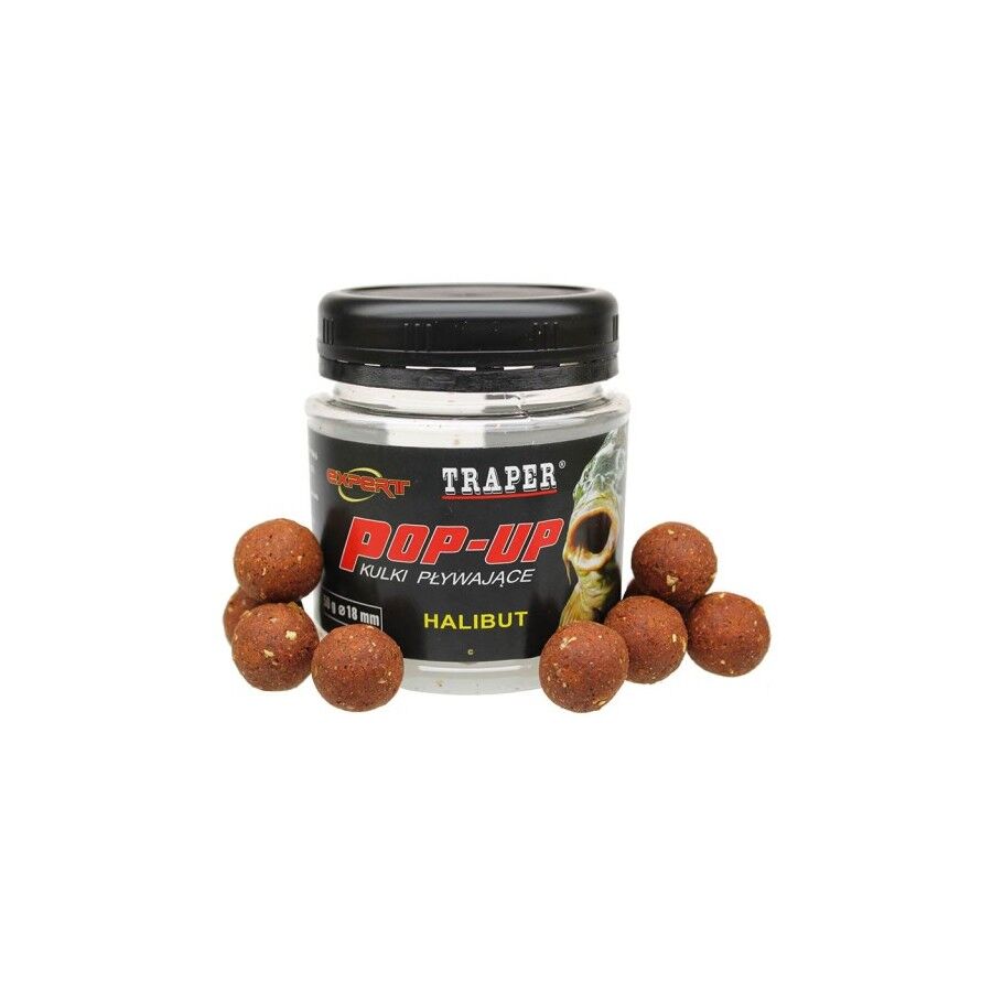 TRAPER KULKI PROTEINOWE POP-UP 12mm HALIBUT 50g