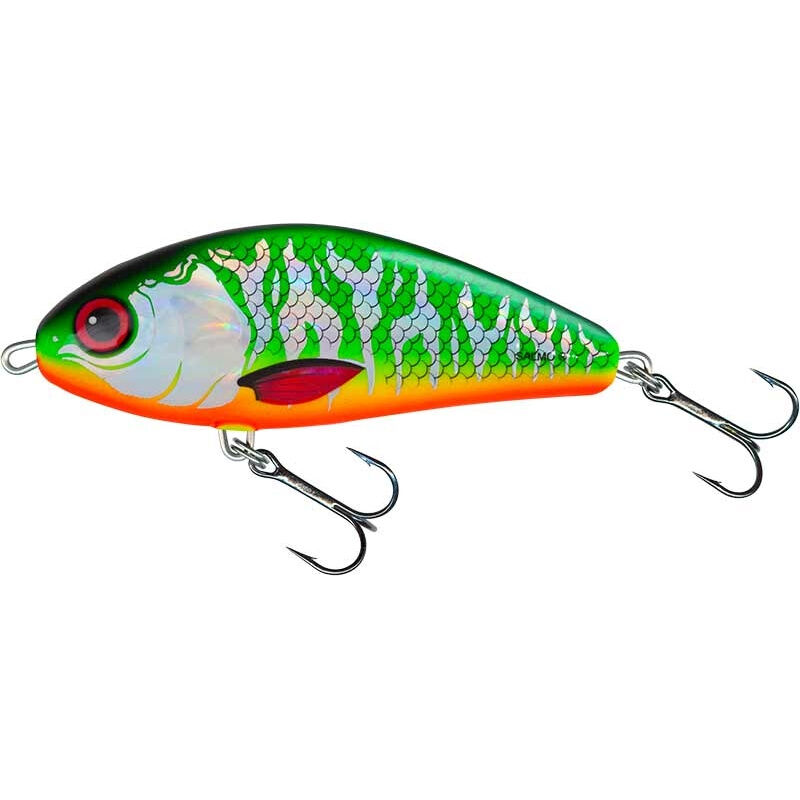SALMO WOBLER FATSO FLOAT 10 HOLO TIGER