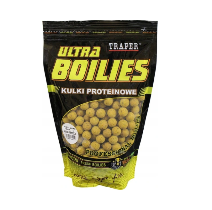 KULKI PROTEINOWE TRAPER ULTRA 16mm 1kg KUKURYDZA