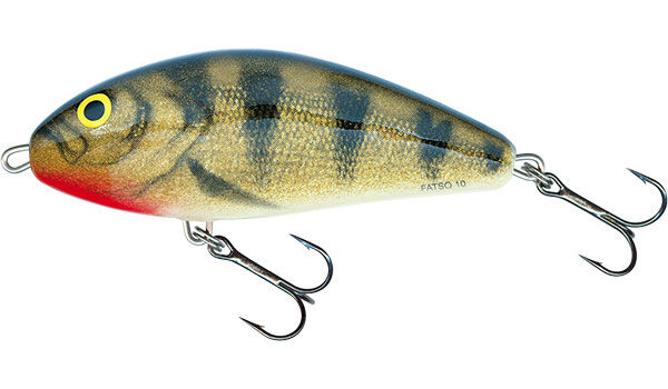 SALMO WOBLER FATSO FLOAT 10 EMERALD PERCH