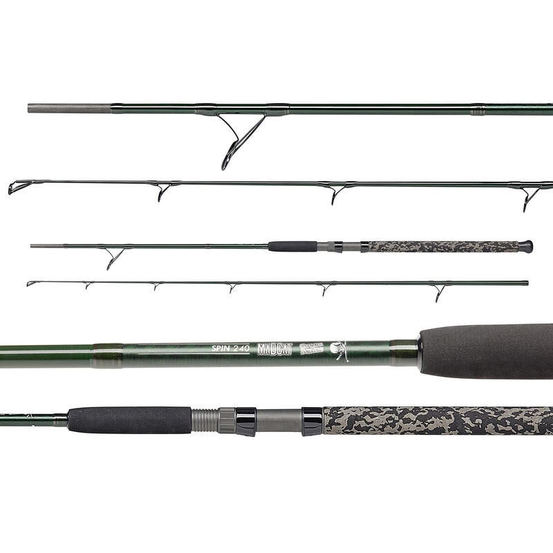 DAM MADCAT WĘDKA GREEN SPIN 240cm 40-150g