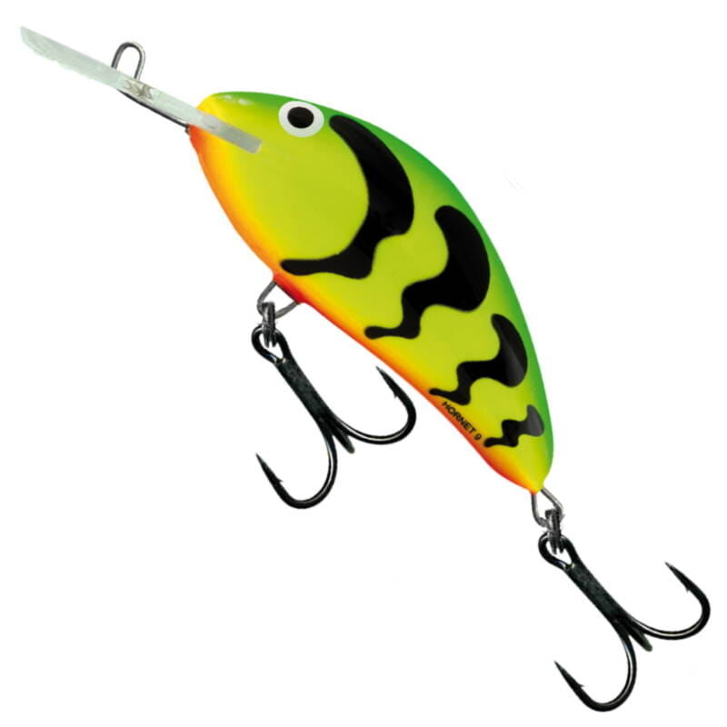 SALMO WOBLER HORNET FLOAT 9cm GREEN TIGER - 2