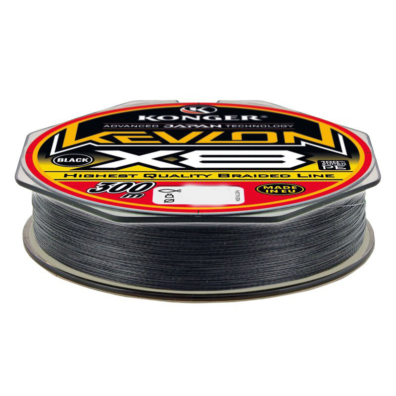 KONGER PLECIONKA KEVLON BLACK X8 0,30mm 300m - 2