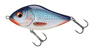 SALMO WOBLER SLIDER FLOAT 10cm BLEEDING BLUE SH