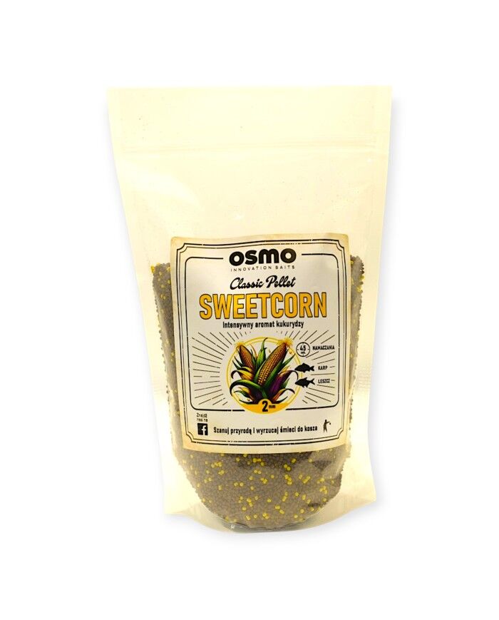 OSMO PELLET CLASSIC 0,8kg SWEETCORN SŁODKA KUKURYDZA