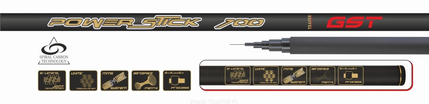 WĘDKA TRAPER POWER STICK GST POLE 700